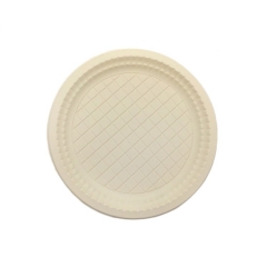 New arrival high quality eco friendly 9 inch biodegradable cornstarch plate
