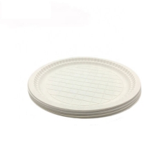 Hot Selling Round Plastic Biodegradable Disposable 7 inch Cornstarch Plate