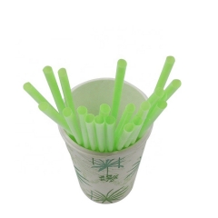 Compostable Pla Disposable Wheat Coffee Stirrer Straws for Cafe