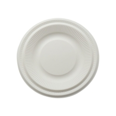 Пищевая одноразовая тарелка Одноразовая тарелка Биоразлагаемый кукурузный крахмал Компостируемые тарелки