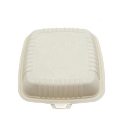 Biodegradable Eco Friendly 1000ml Cornstarch Clamshell Food Container