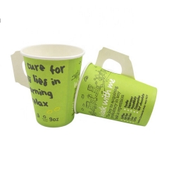 Saudi Arabic market Disposable Paper Tea Cup With Handle