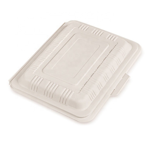 Natural Biodegradable Lunch 650ML Cornstarch Clamshell for Food