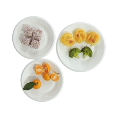 Food disposable plate Disposable Plate Biodegradable Cornstarch Compostable Plates