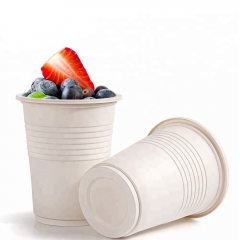 130ML Eco Portable Disposable Compostable Biodegradable Cornstarch Cup