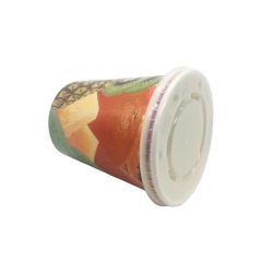 juice cup factory price pe coated disposable single wall paper cup