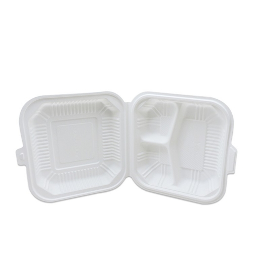 high quality food container biodegradable cornstarch food container for fast food