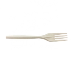 Wholesale Eco-Green Disposable Flatware Biodegradable Plastic Cornstarch Fork