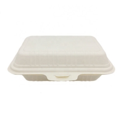 New Arrival Eco Disposable Biodegradable Cornstarch Lunch Box For Food