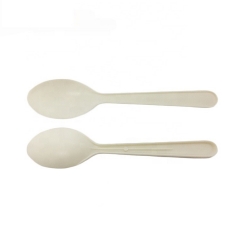 Amazon Market Biodegradable Disposable Compostable Cornstarch Baby Spoon