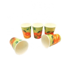 Venta caliente 9OZ vaso de papel desechable para bebidas frías con tapas