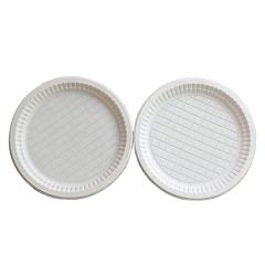 Biodegradable 7 inch custom eco friendly disposable dinner plate