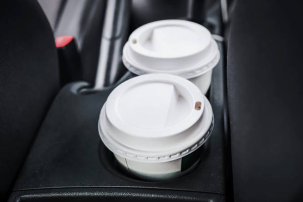 Different types of disposable coffee lids