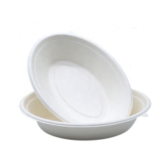 Good quality sugarcane bagasse food grade disposable soup salad rice bowl