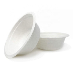 Wholesale Biodegradable Bagasse Pulp 350ml Disposable Soup Bowl