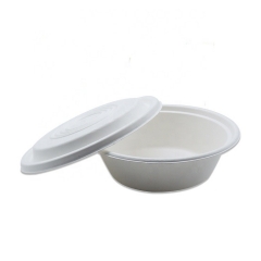 Wholesale price factory disposable custom logo custom printed biodegradable sugarcane bowl