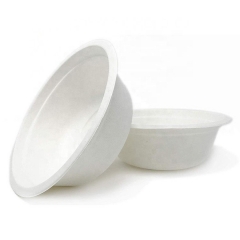 Sugarcane Biodegradable Food Container 500ml Bagasse Bowl for Noodle