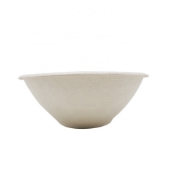 Wholesale Round Bagasse Disposable Bowls Biodegradable Sugarcane Soup Bowl