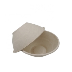 Wholesale Round Bagasse Disposable Bowls Biodegradable Sugarcane Soup Bowl