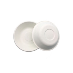 Hot selling Nature customized 16 oz sugarcane bagasse round bowl