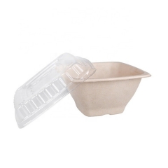 Various sizes biodegradable disposable bagasse environmental degradable round bowls bagasse food packaging