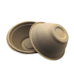Factory wholesale biodegradable bagasse take away noodle soup bowl