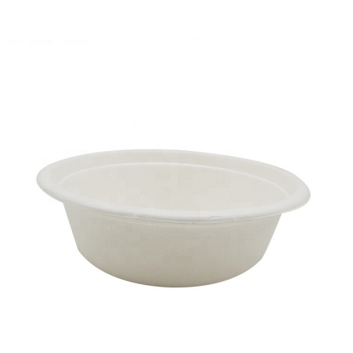 Microwaveable disposable biodegradable Nature bagasse soup bowl