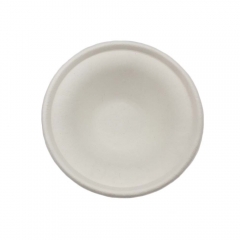 Round 227 ml disposable microwave Bagasse sugarcane degradable bowl