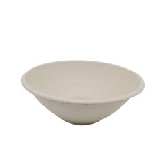 Round Food Containers Disposable Biodegradable Sugarcane Soup Bowl