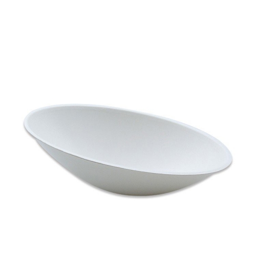 Take away Eco friendly microwave bagasse biodegradable egg shape bowl