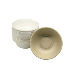 Hot Sales Sugarcane Compostable Disposable Biodegradable Paper Container Bagasse Bowl for Salad