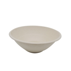 Wholesale Round Bagasse Disposable Bowls Biodegradable Sugarcane Soup Bowl