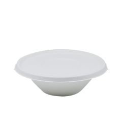 Hot sale Eco friendly 32 oz disposable food round sugarcane salad bowl