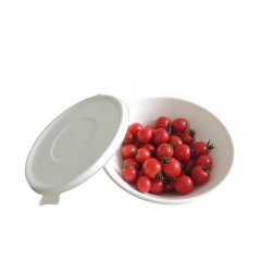 New Material Disposable Tableware Biodegradable and Compostable Bowls White