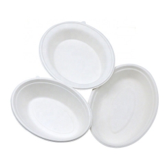 Good quality sugarcane bagasse food grade disposable soup salad rice bowl