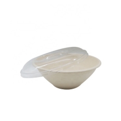 Round Food Containers Disposable Biodegradable Sugarcane Soup Bowl