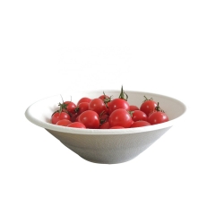 New Material Disposable Tableware Biodegradable and Compostable Bowls White