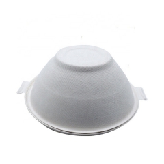 Food Takeaway Container Bagasse Biodegradable Soup Bowl With Lid