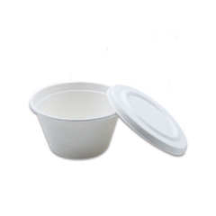 350ml Take away Biodegradable Disposable Sugarcane Bagasse soup Bowl
