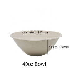 Compostable Wholesale Disposable Bagasse Soup Bowl For Restaurants