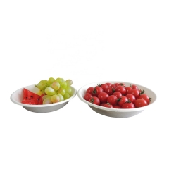 6 Inch Microwavable Biodegradable Disposable Food Packaging Bagasse Bowl