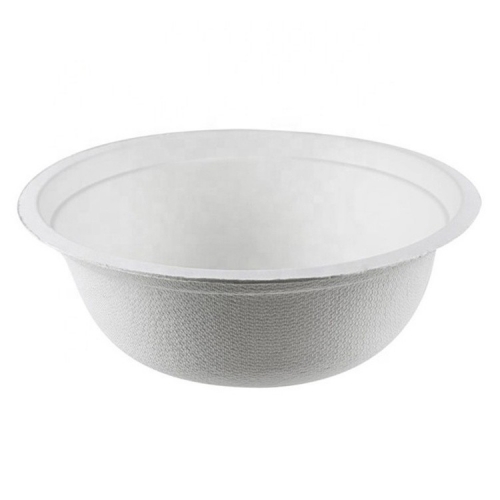 Disposable Biodegradable Bagasse Food Containers Sugarcane Salad Bowl
