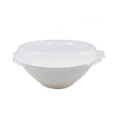 40oz Eco Bowl Biologisch abbaubare Schüssel mit Deckel für Nudeln