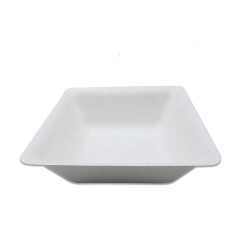 9.2 Inch Sugarcane biodegradable disposable bowl with lid