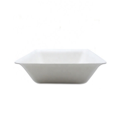 Biodegradable small square eco-friendly sugarcane disposable bowls bagasse salad bowl