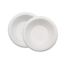 Disposable Biodegradable Round Sugarcane Bagasse Bowl For Noodles