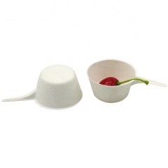 Biodegradable Sugarcane Round Sauce Pan Condiment Container