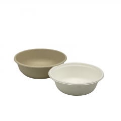 Biodegradable Popular Middle Size Bagasse Pulp Biodegradable Bowl for Salad