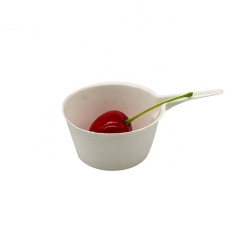 Biodegradable Sugarcane Round Sauce Pan Condiment Container