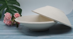 Biodegradable sugarcane Bagasse 24OZ Compostable Bowl for Soup